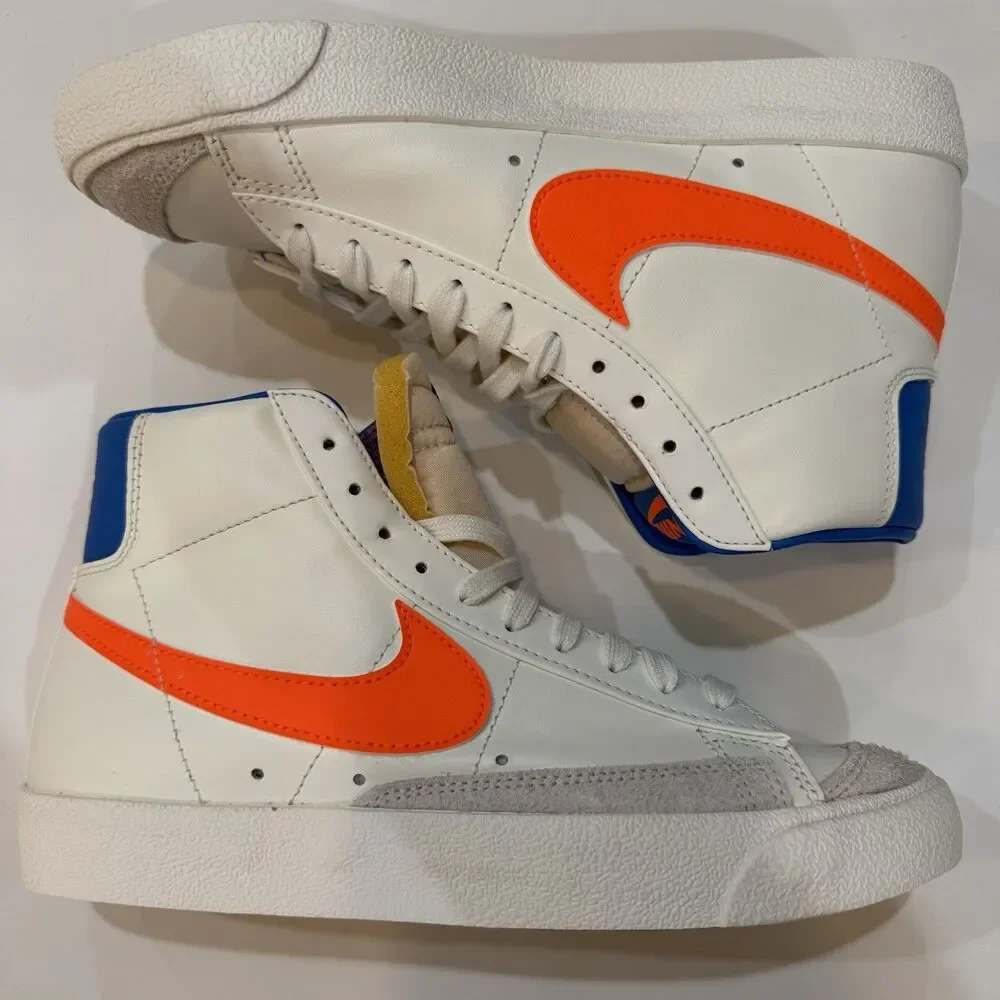 Nike Blazer Mid '77 Sail Total Orange DQ4692-100 Women's Size 9 New With Box - Picture 5 of 9